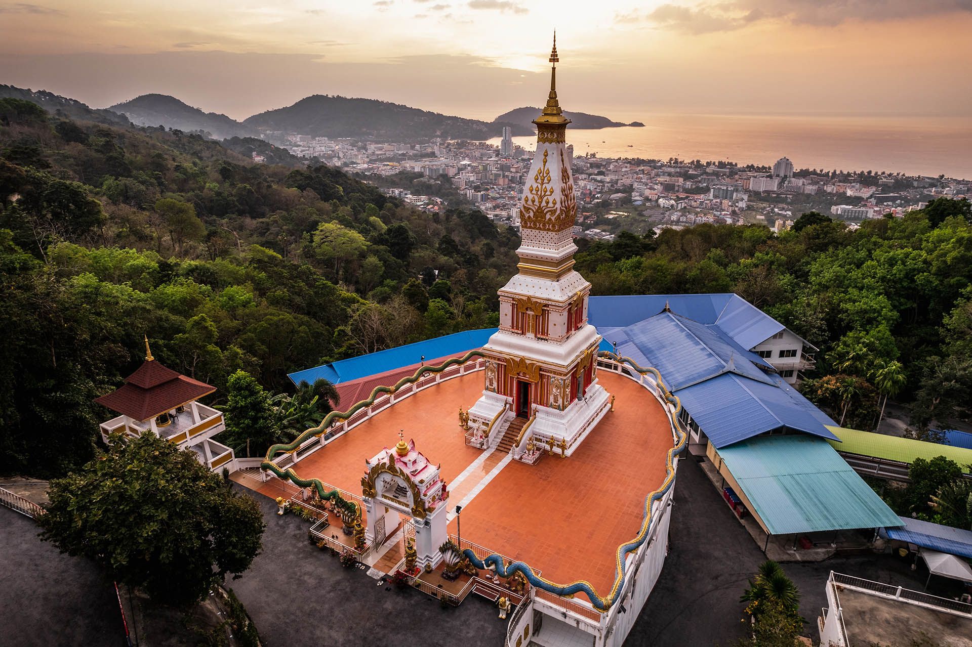 Wat Doi Thep Nimit Monastery on the top of Patong hill in Phuket, Thailand © Shutterstock